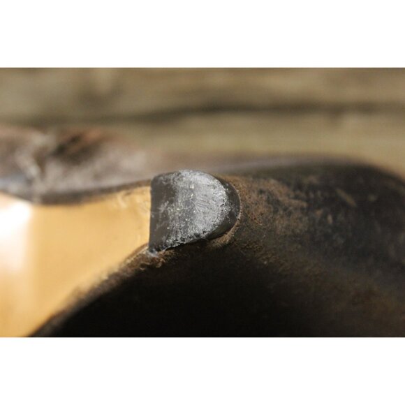 Maison‎ Martin Margiela distressed suede leather triangle wedge heel ankle boots - Picture 7 of 16